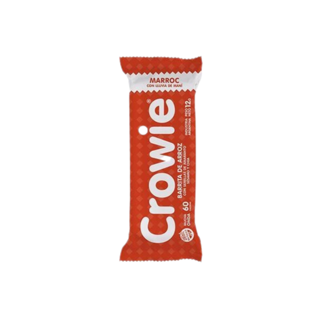 Caja x12 barras - ARROZ sabor MARROC - Crowie
