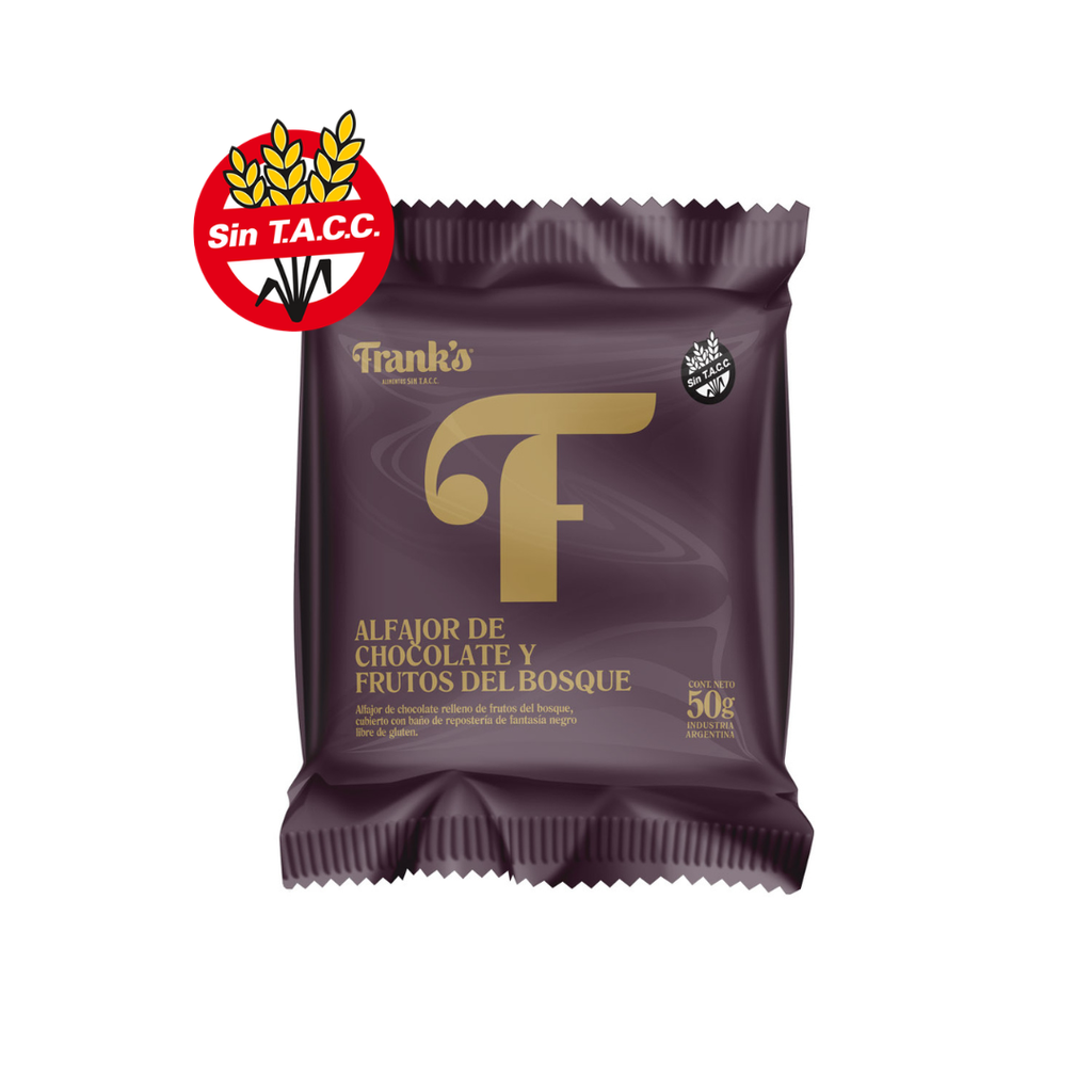 Caja x8 alfajores - FRUTOS del BOSQUE - Frank's