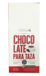 [1304] Caja x10u - Barra chocolate p/TAZA x100g - Colonial