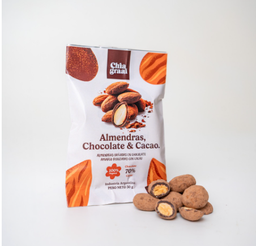 [155] Caja x16u - ALMENDRAS c/CHOCOLATE - Chia Graal
