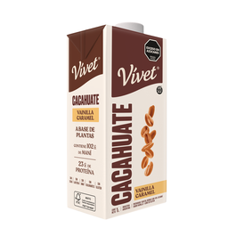[13] BEBIDA de mani VAINILLA CARAMEL x1l - Vivet